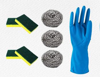Scrubber, Hand Gloves